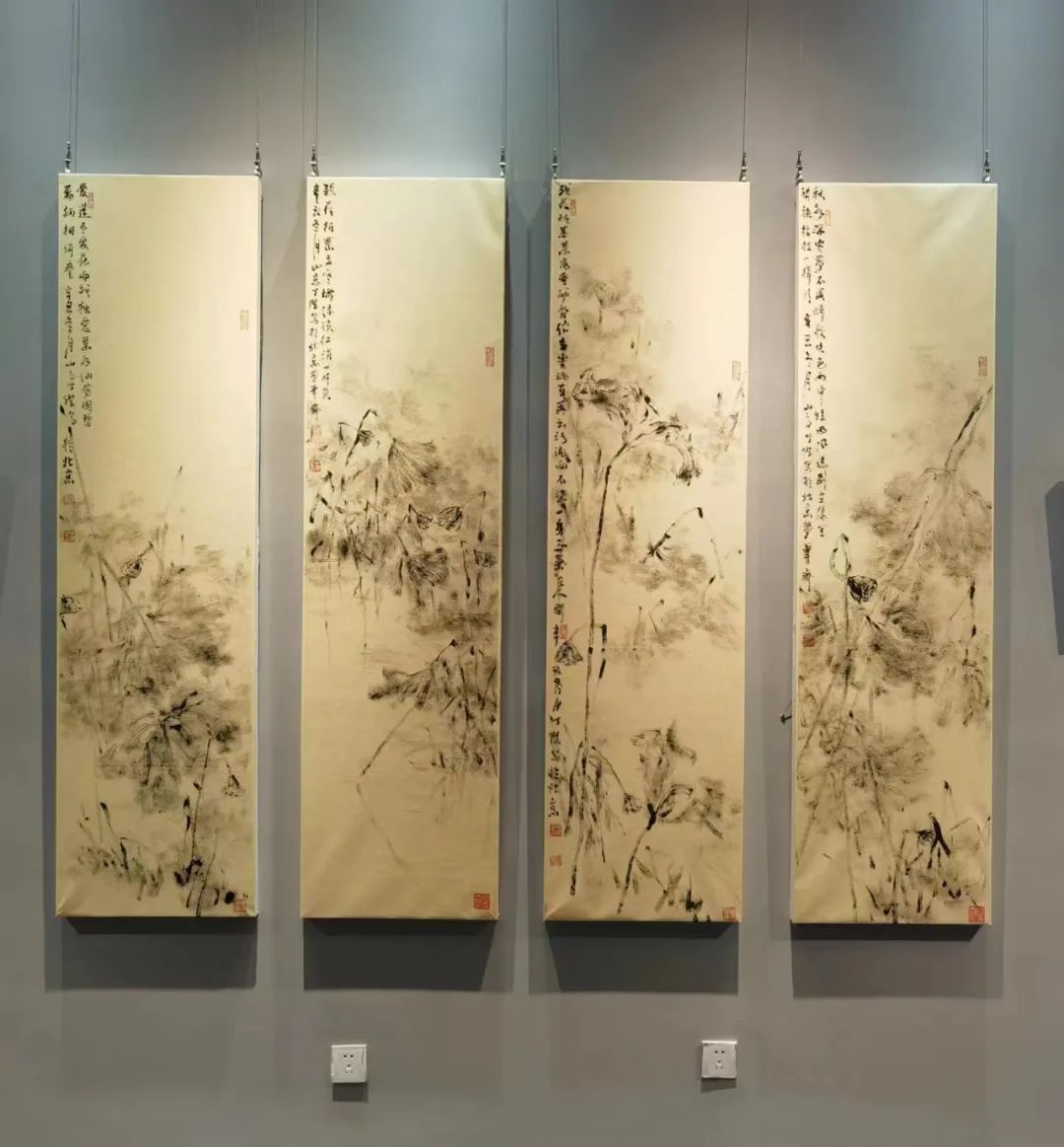 “魅力红谷——两代琢墨•丁杰／丁鼎父女中国画展”在南昌隆重开幕