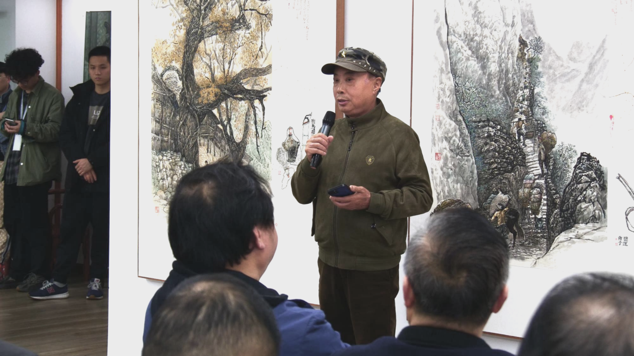  “川盐古道——主题创作美术作品巡展”在重庆市溪山松月艺术馆开幕