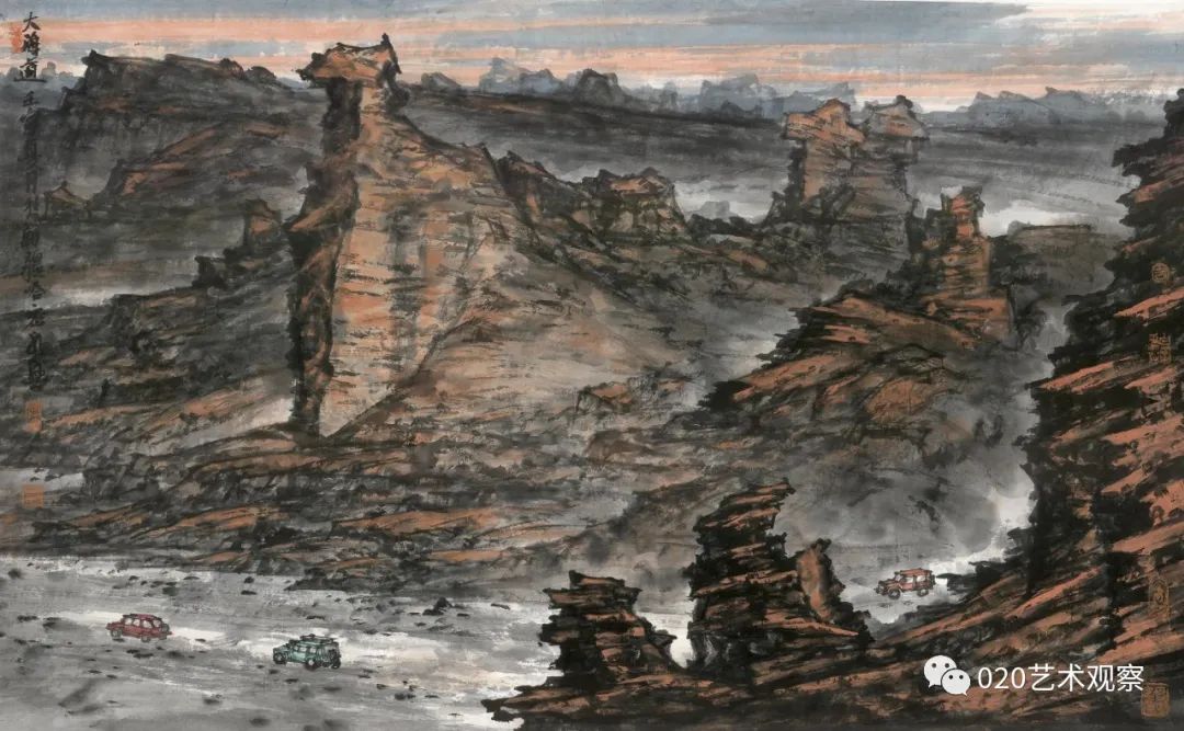 探索艺术之美，画家陈水兴谈山水画写生的观察方式与构图