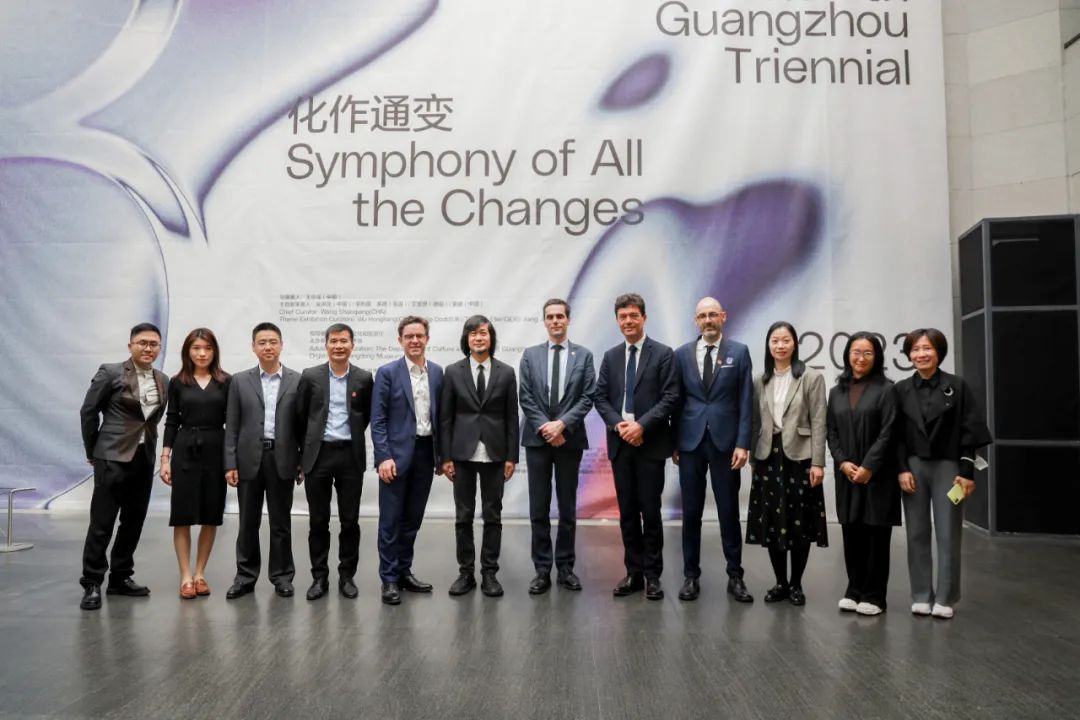 法国文化代表团部分代表到访广东美术馆