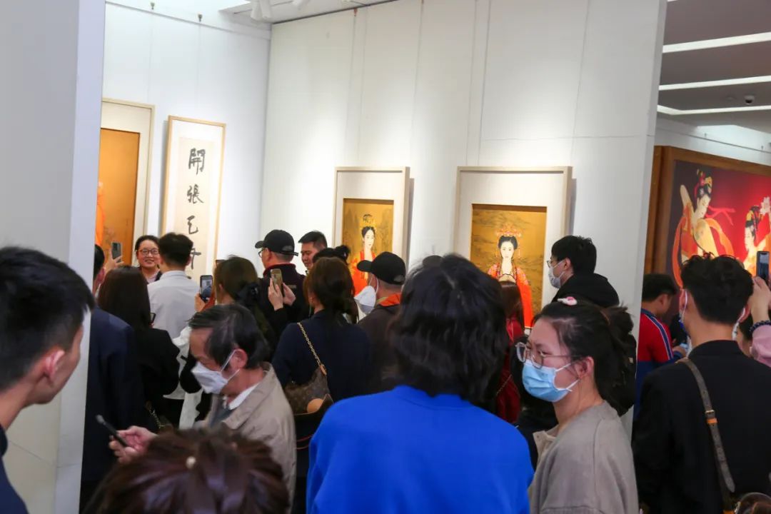 “中国红——崔景哲工笔画展”在北京荣宝斋隆重开幕