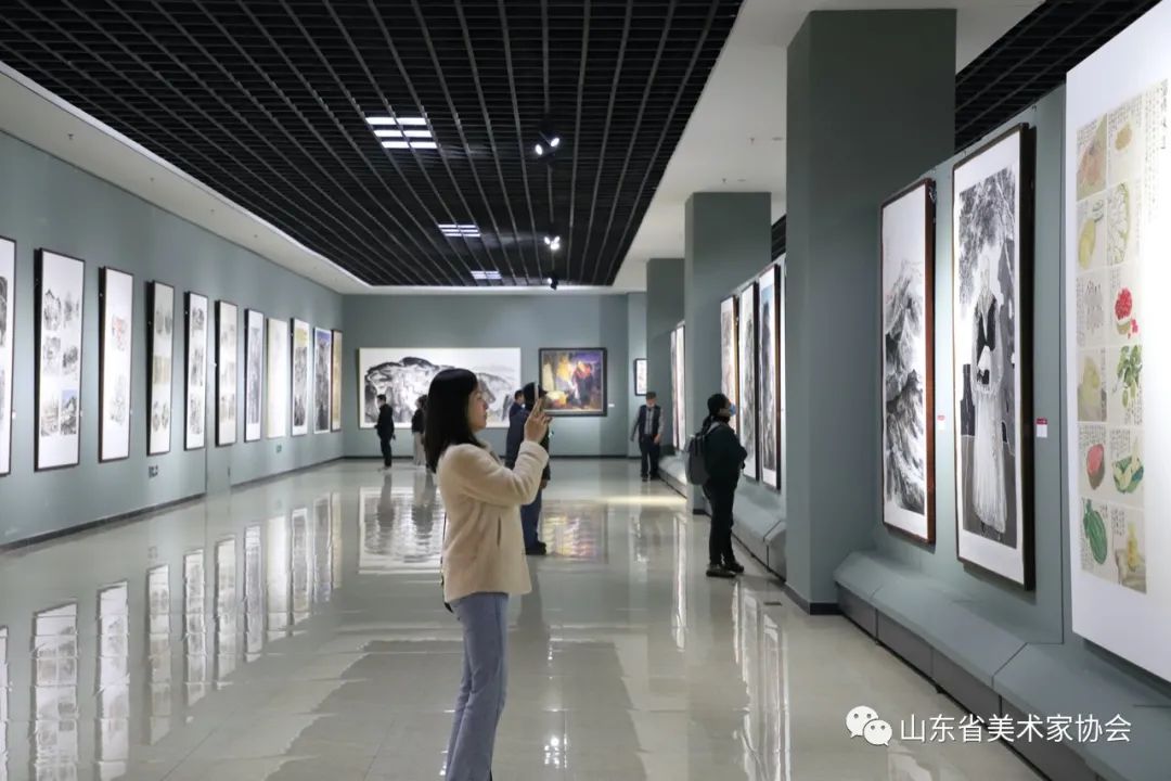 山东省“寻找美术符号  助力乡村振兴”第二届成果展在淄博开幕