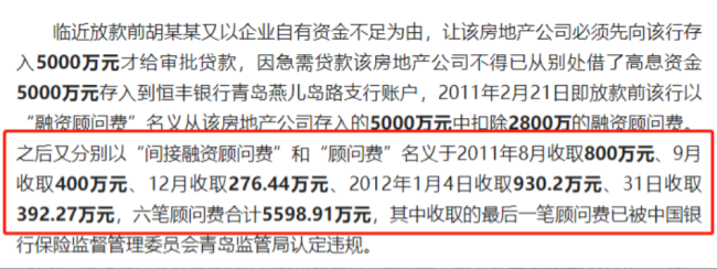 放贷4亿收5598万顾问费，恒丰银行乱收费后果如何？