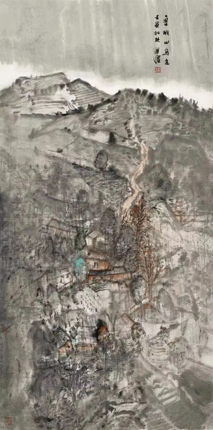 “观山照水——梁明艺术展” 将于4月15日在临沂开幕
