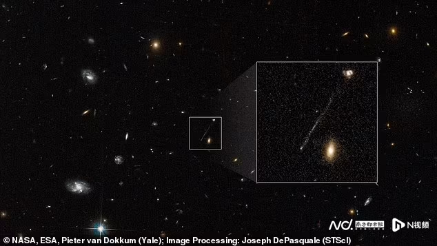 NASA：一个“逃逸”黑洞正撕裂宇宙，距离地球75亿光年