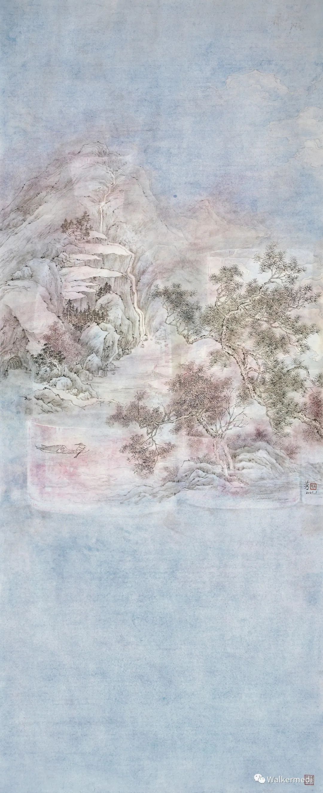 “异之和——周京新师生中国画作品展”今日在石家庄市美术馆开幕