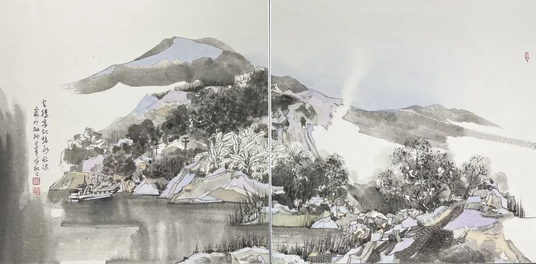 著名画家杨文森受邀参加“商都意象——中国画名家作品展暨义乌写生行”