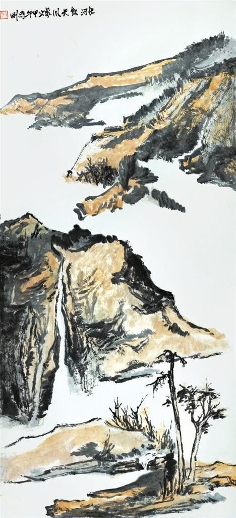 观“看山——马刚艺术读画展”，品西北画家独特的艺术气质