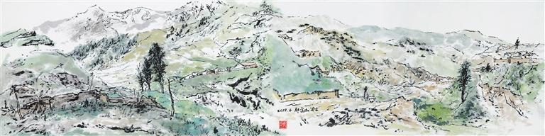 观“看山——马刚艺术读画展”，品西北画家独特的艺术气质