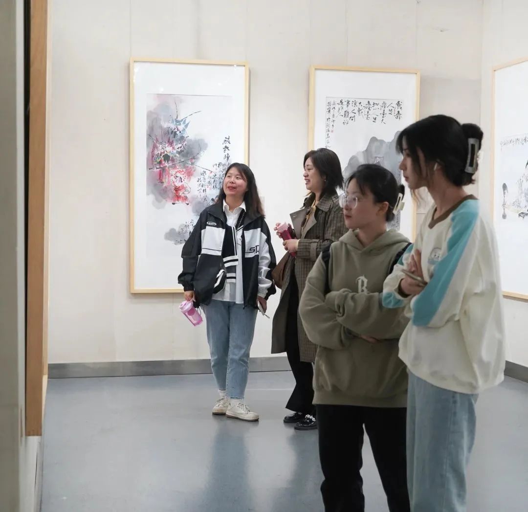 “墨彩心迹——吴冬声中国画作品展”在合肥·久留米友好美术馆开幕