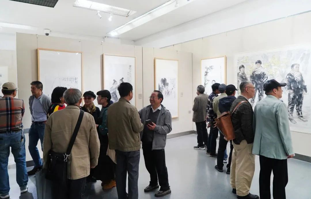 “墨彩心迹——吴冬声中国画作品展”在合肥·久留米友好美术馆开幕