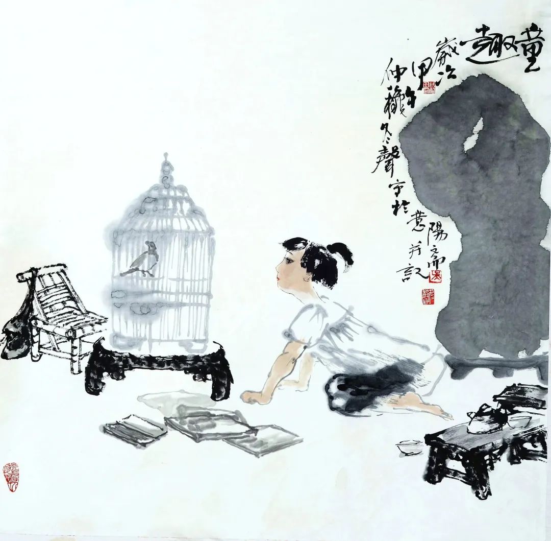 “墨彩心迹——吴冬声中国画作品展”在合肥·久留米友好美术馆开幕