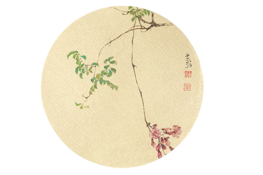 生色春衫画折枝，赏画家郝孝飞花鸟小品