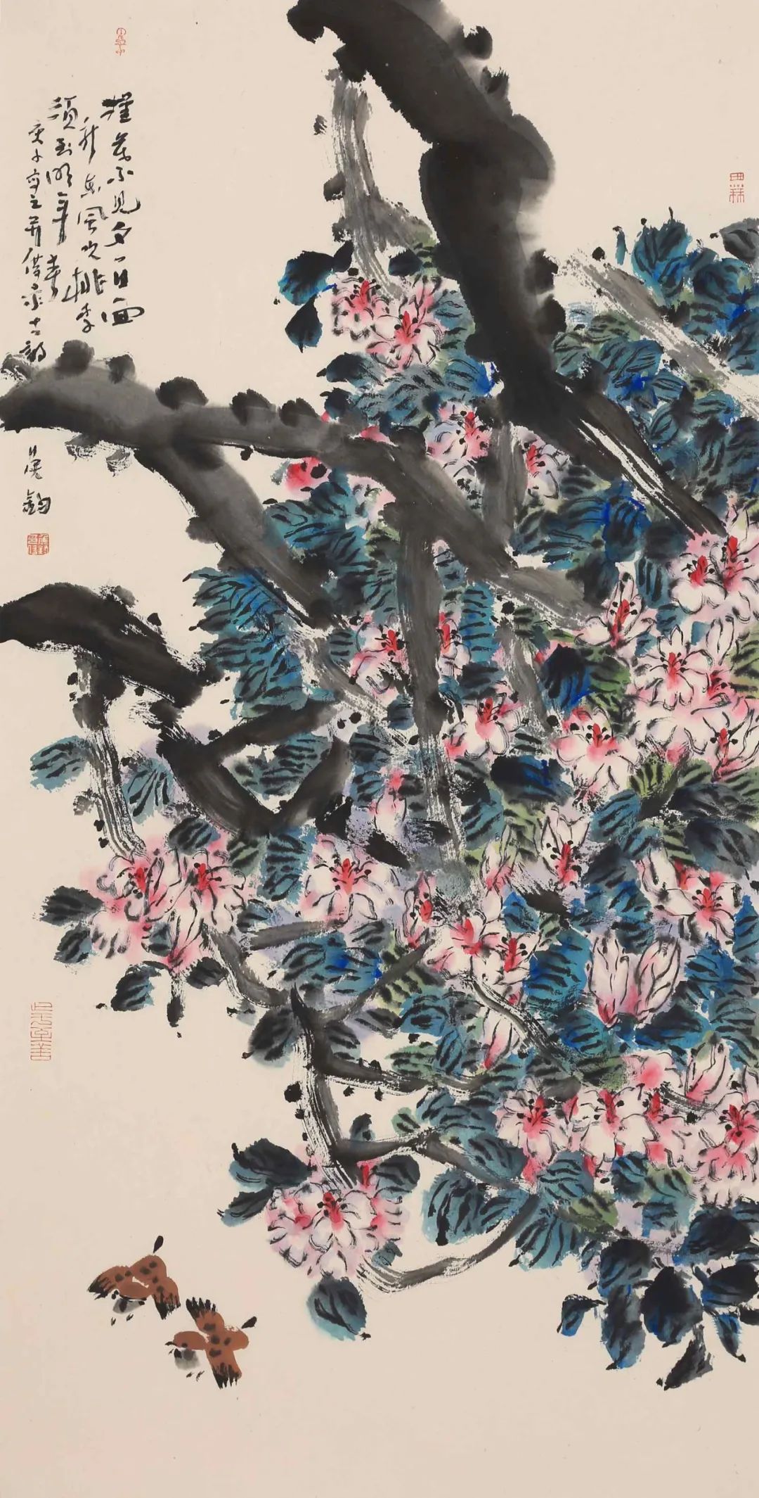 沉稳稚拙 浑厚自然——著名画家侯钧花鸟画欣赏