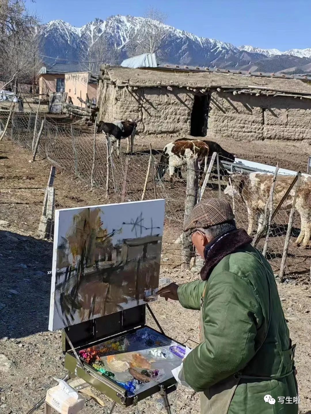 风和日丽 湖光山色——著名画家王铁牛2023写生作品欣赏