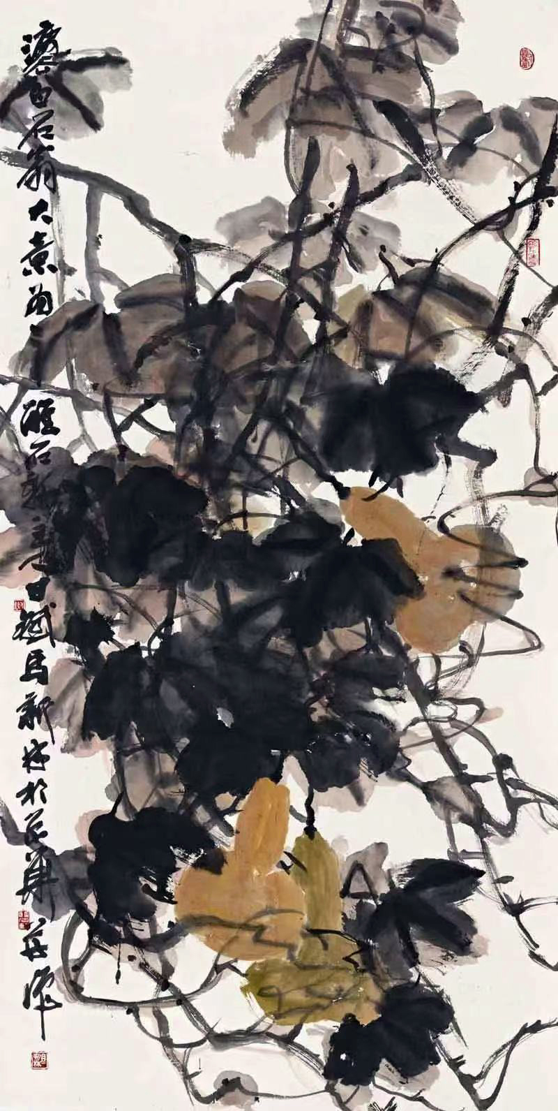 小花鸟 大境界，著名画家马新林应邀参展“倾情翰墨·雅集高唐——中国画名家作品展”