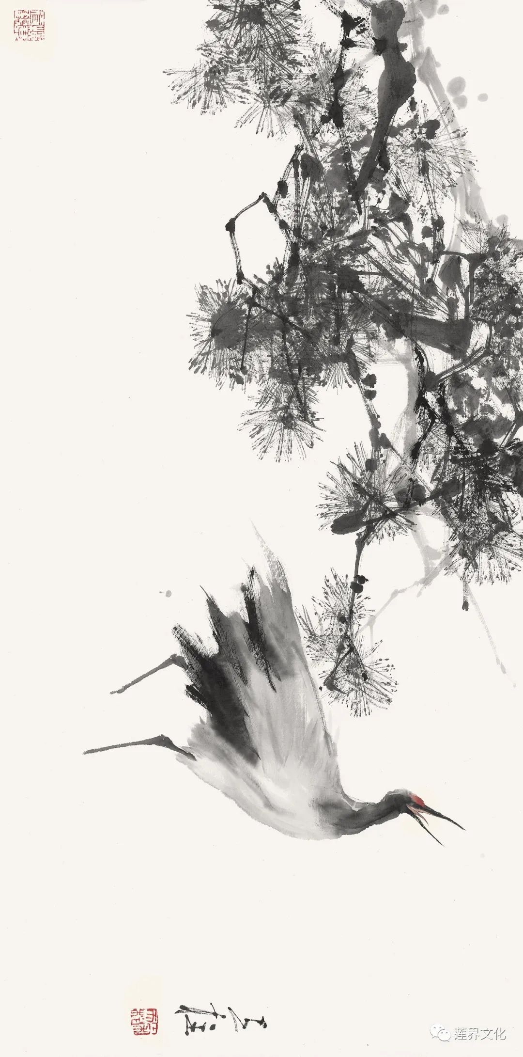 秦天柱的花鸟画：笔墨清新灵动，画面结构称奇