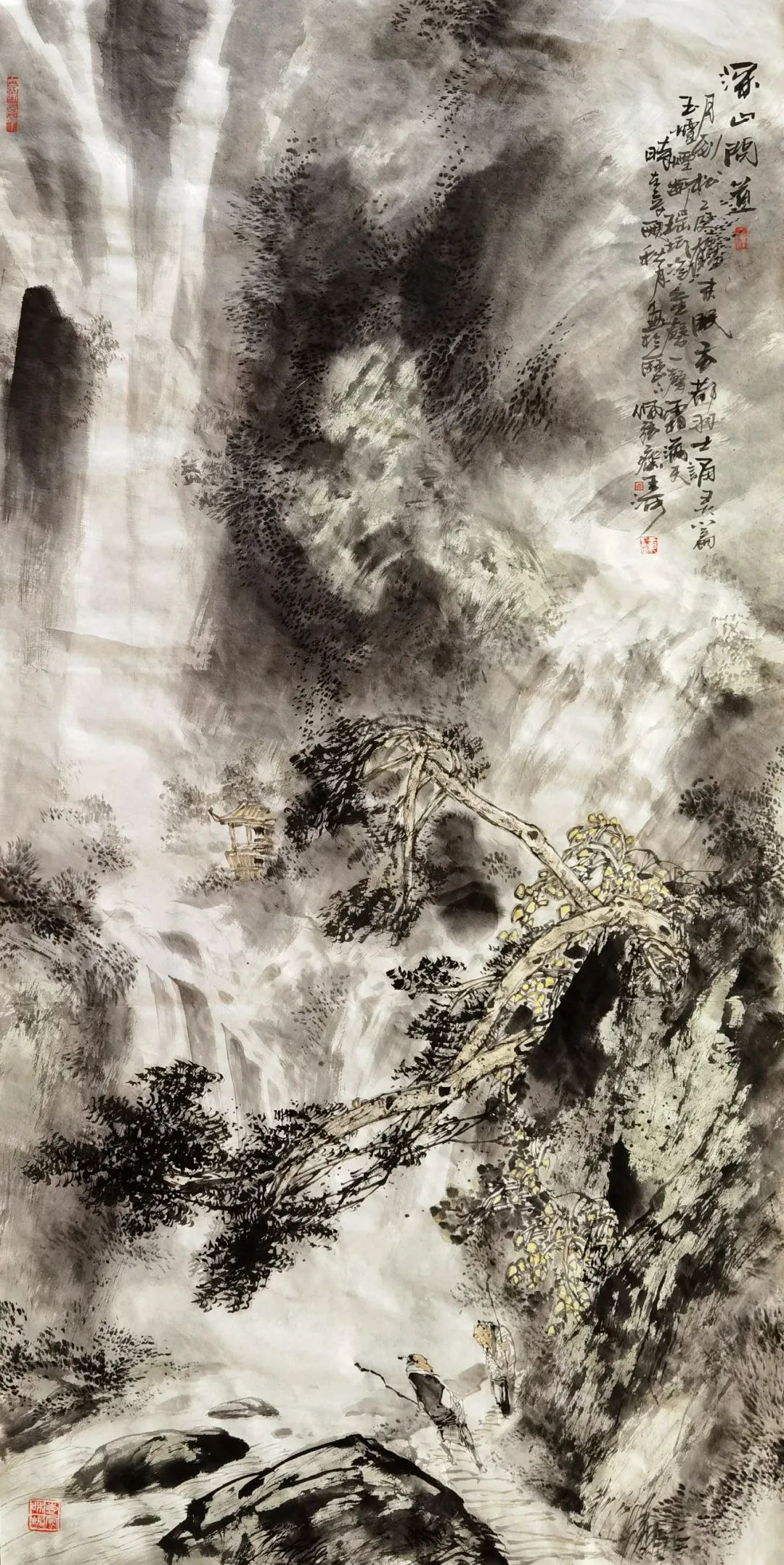 问道深山，著名画家王河应邀参展“巍巍岱宗·耀我中华——中国画名家精品邀请展”