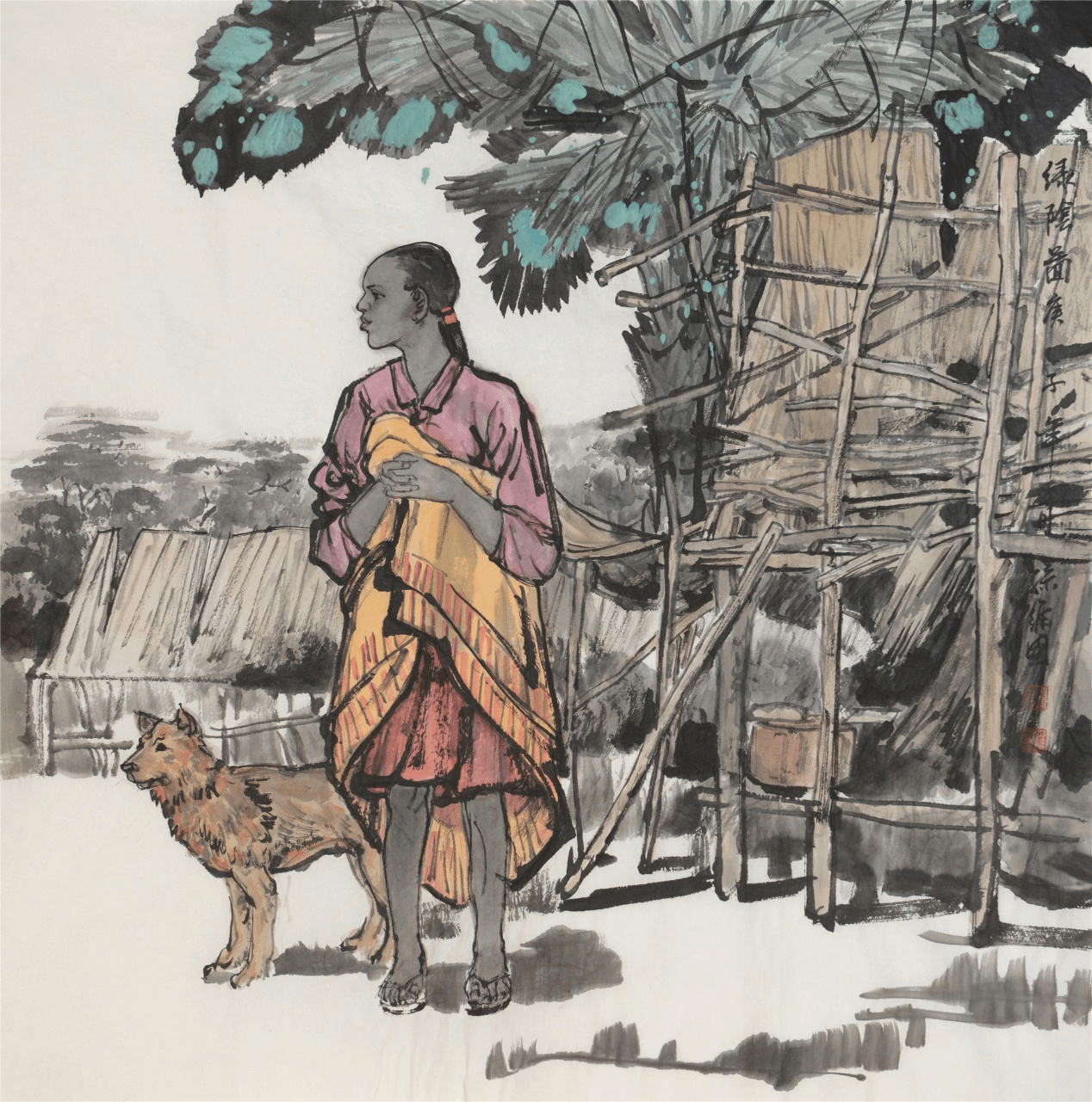 孙维国笔下的“赞比亚印象” ：讲述非洲故事，展现中国画魅力