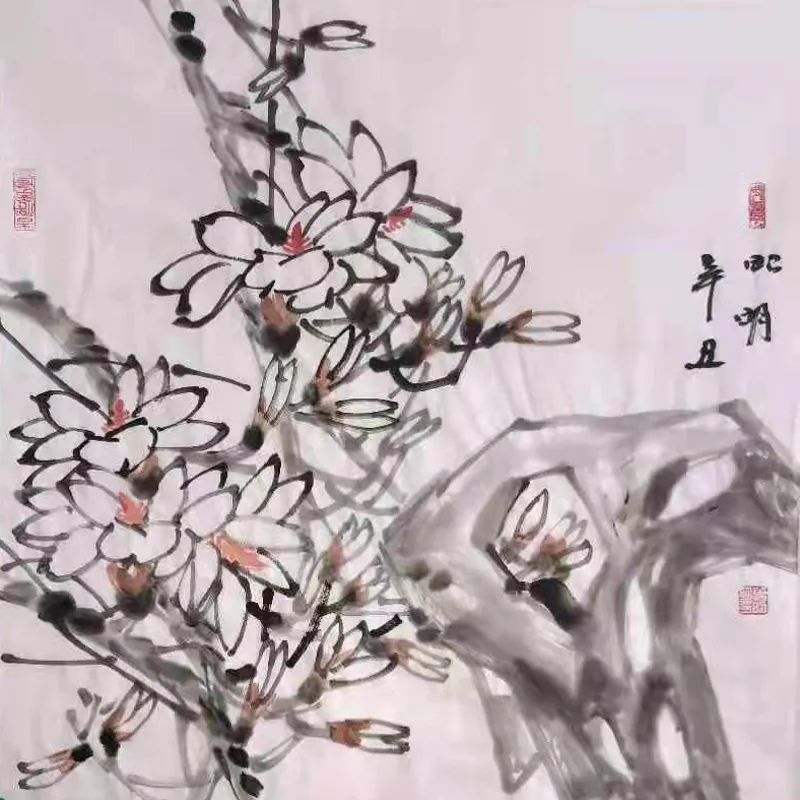 荷气生香，著名画家曾昭明应邀参展“巍巍岱宗·耀我中华——中国画名家精品邀请展”