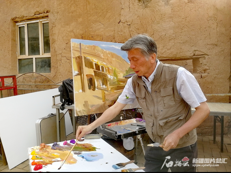 “五一”采风吐鲁番，范迪安：新疆是油画创作的宝地