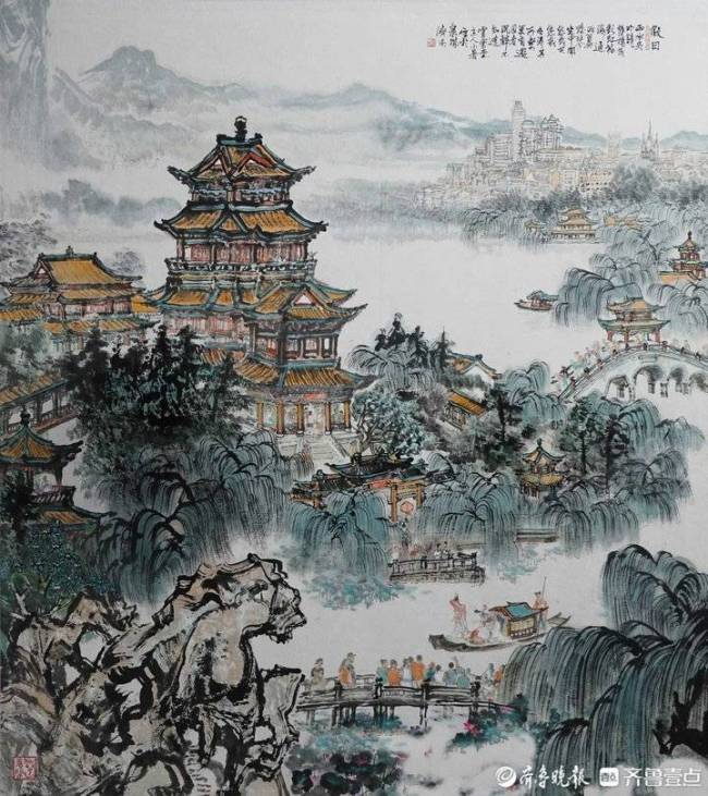 用笔灵动，墨色鲜活——著名画家孙雁翔对中国画城市山水的探索