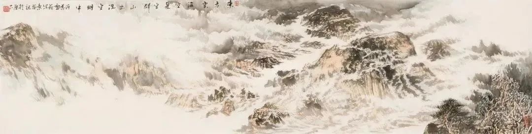 著名画家赵德勋应邀参展，“巍巍岱宗·耀我中华——中国画名家精品邀请展”今日隆重开幕