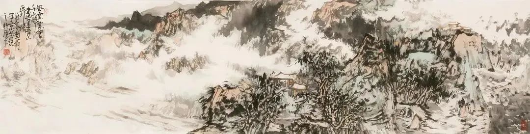 著名画家赵德勋应邀参展，“巍巍岱宗·耀我中华——中国画名家精品邀请展”今日隆重开幕