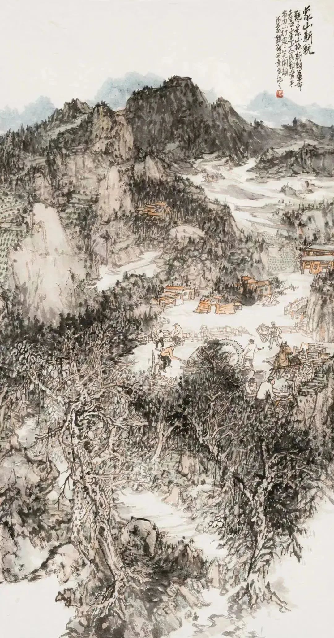 著名画家赵德勋应邀参展，“巍巍岱宗·耀我中华——中国画名家精品邀请展”今日隆重开幕