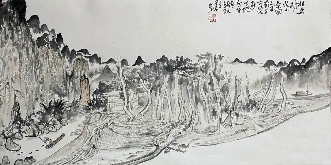 著名画家赵建军应邀参展，“倾情翰墨·雅集高唐——中国画名家作品展”在聊城高唐开幕