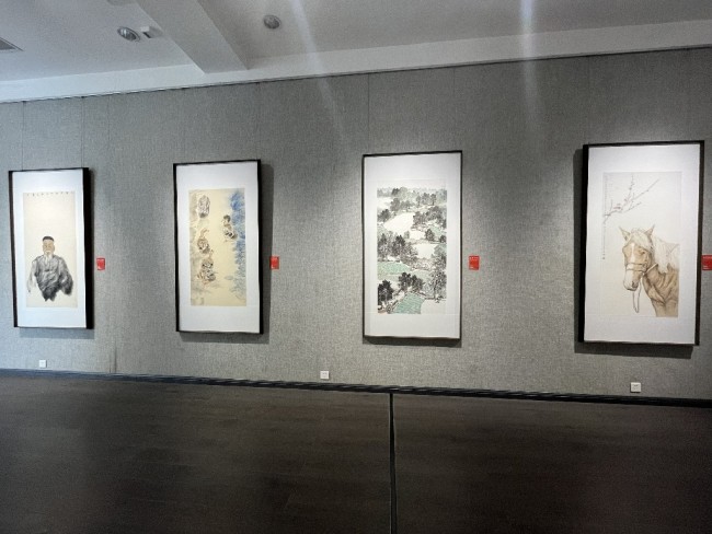 为时代画像，“水墨清韵——当代中国画家作品联展”长沙站开幕