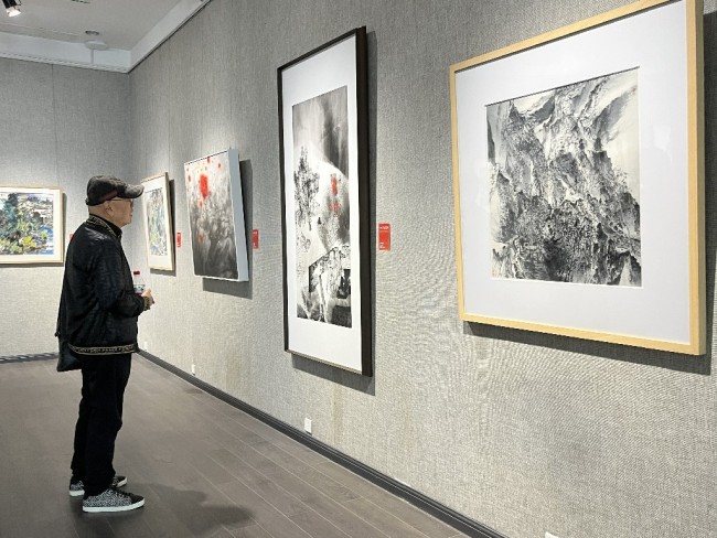 为时代画像，“水墨清韵——当代中国画家作品联展”长沙站开幕