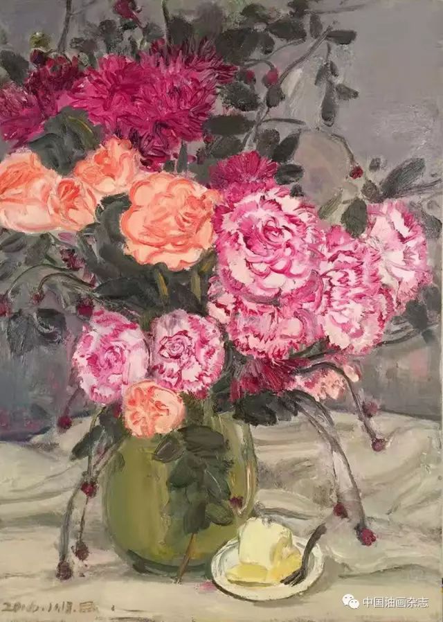 王琨的油画人生：用笔落花朵朵，彰显视野格局