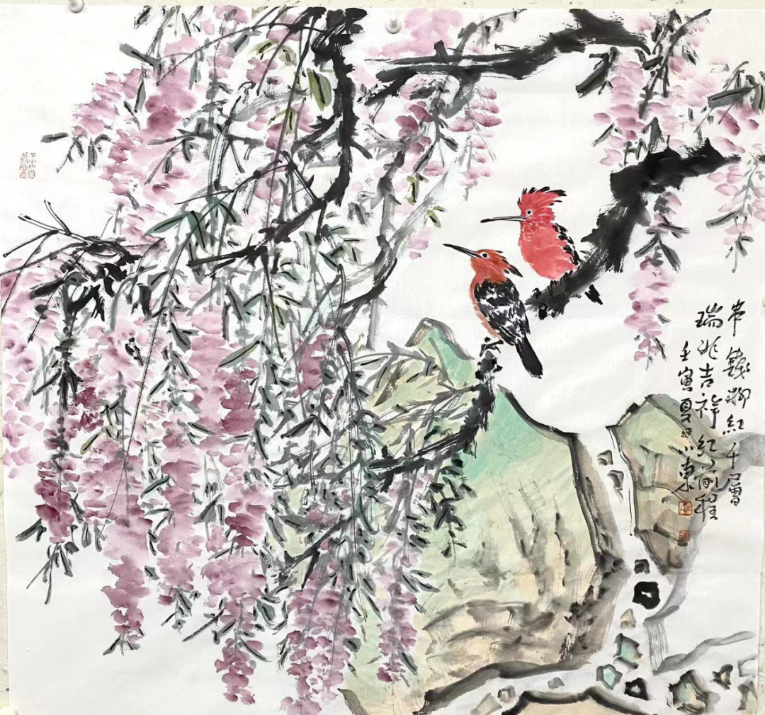 著名画家伍小东应邀参展，“飞花令2023·中国花鸟画名家学术邀请展”6月16日将在北京开展