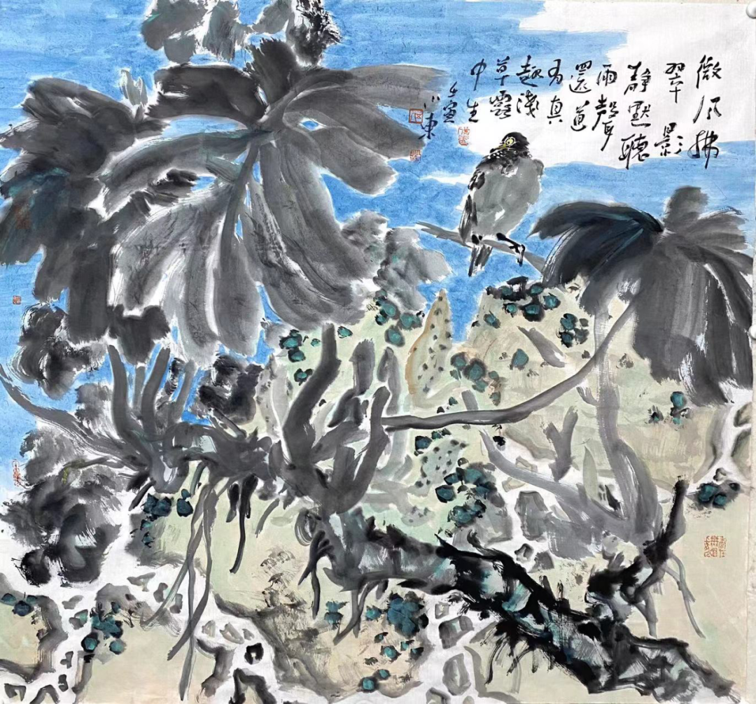 著名画家伍小东应邀参展，“飞花令2023·中国花鸟画名家学术邀请展”6月16日将在北京开展