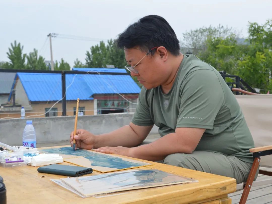 中国艺术研究院孙棋写生团走进临沂平邑，描绘“醉美丰阳”