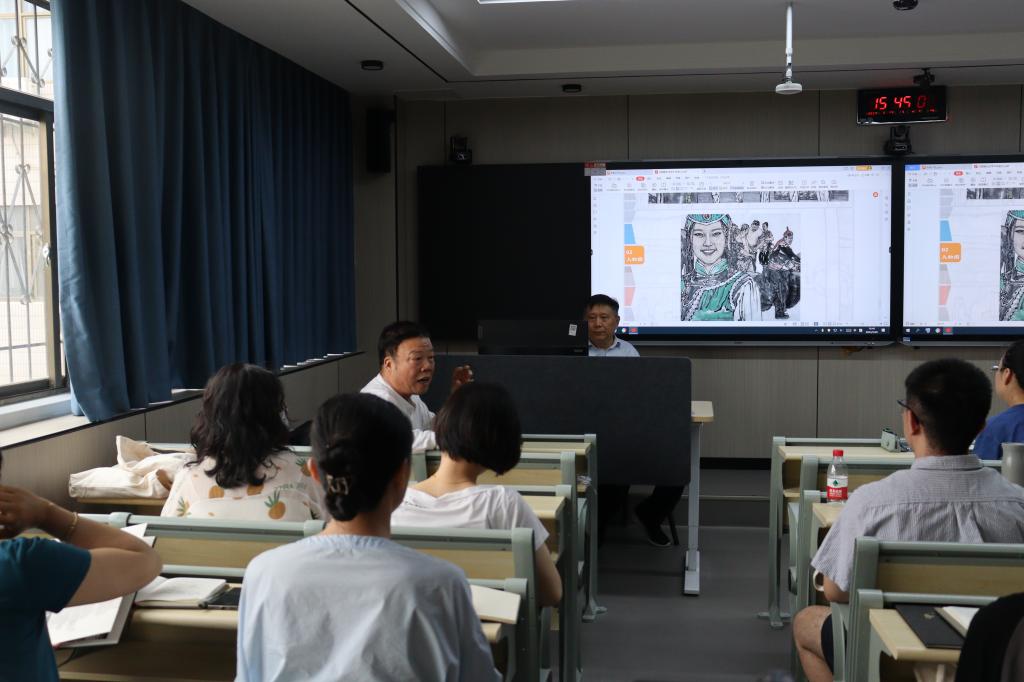 “黄河文化主题中国画青年创作人才培训”第一讲：马国强在河南大学分享“现实主义绘画创作随感”