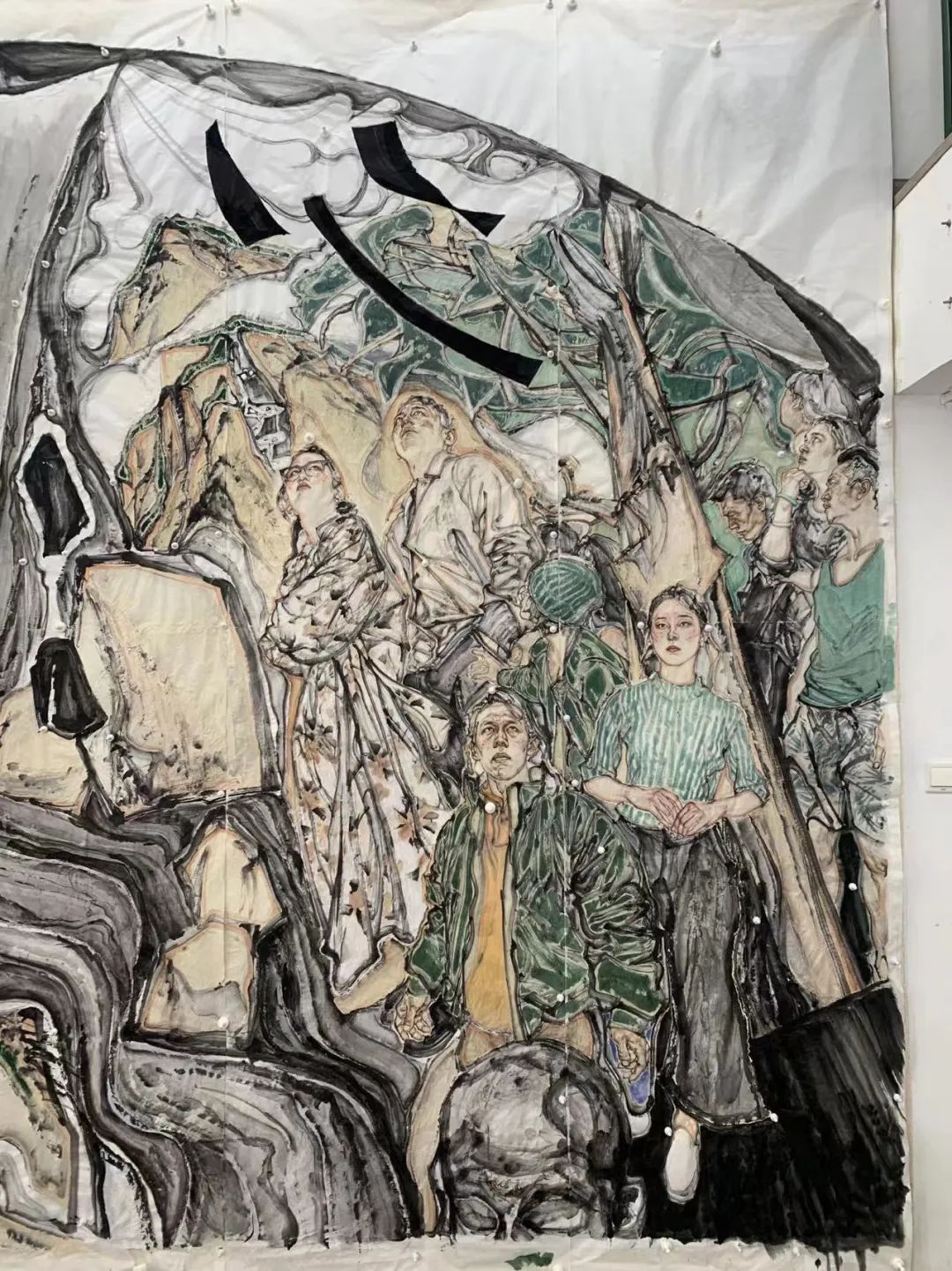 山河日月，青年画家沈晓明受邀参展“五岳归来——第七届杭州·中国画双年展”