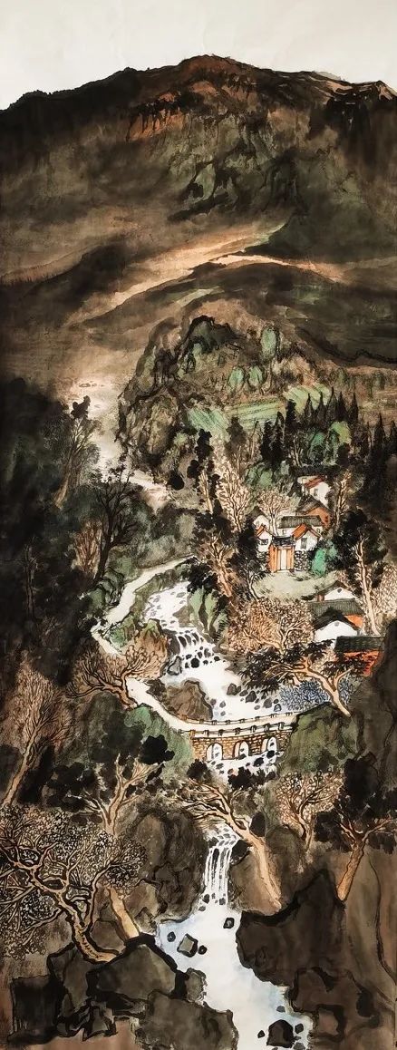 故园亲伯仲，原野望家山一一刘仲原山水画侧记