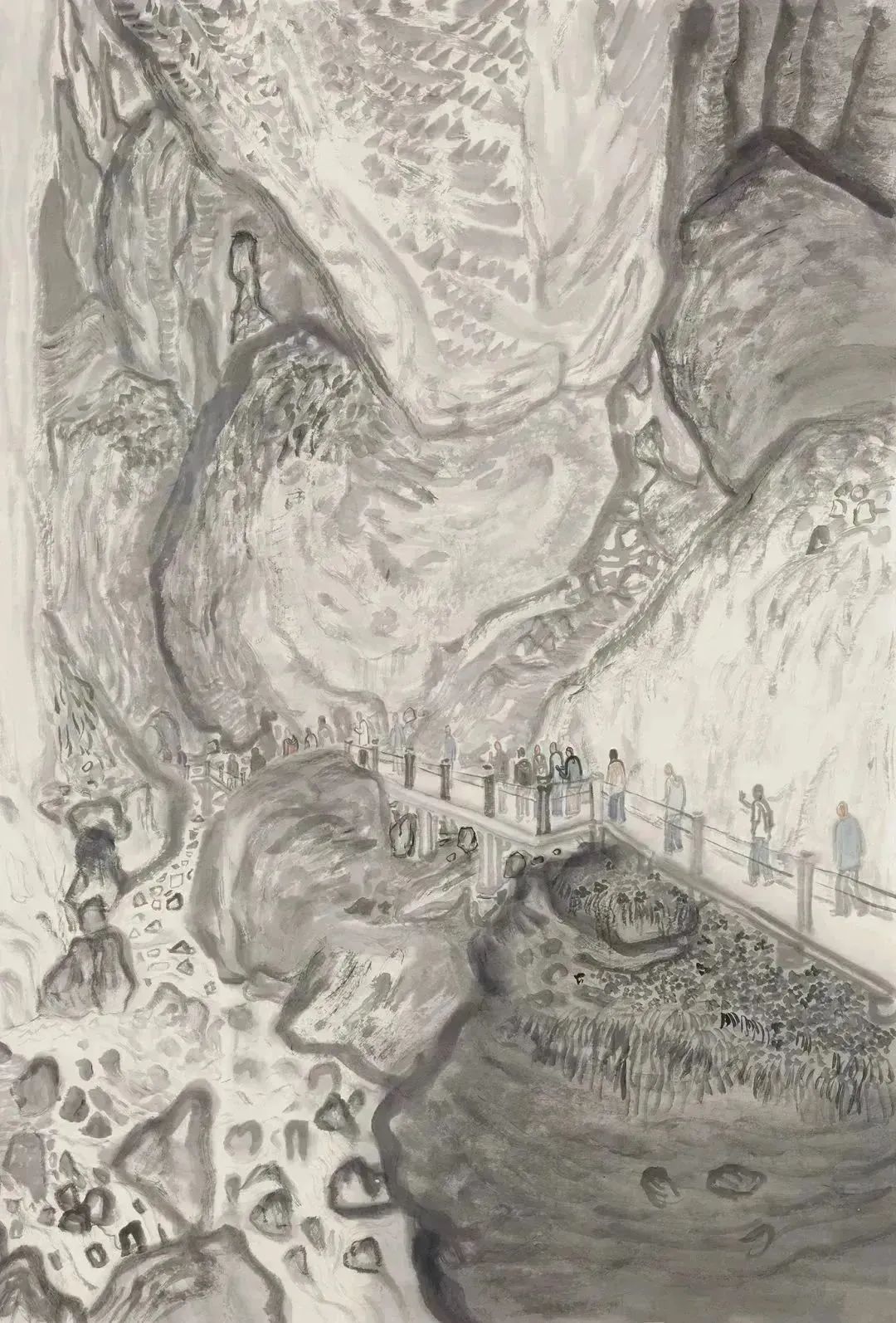 山鸣谷应，寰宇情深——赏方向山水画近作