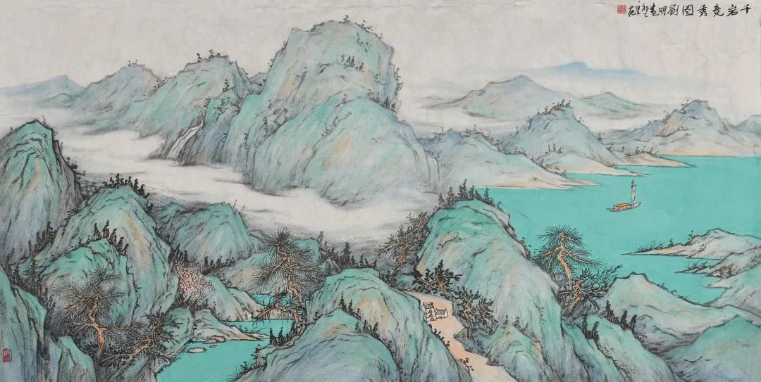 将“古意”与“时代精神”相结合，青年画家刘明的山水画呈现出超然意境