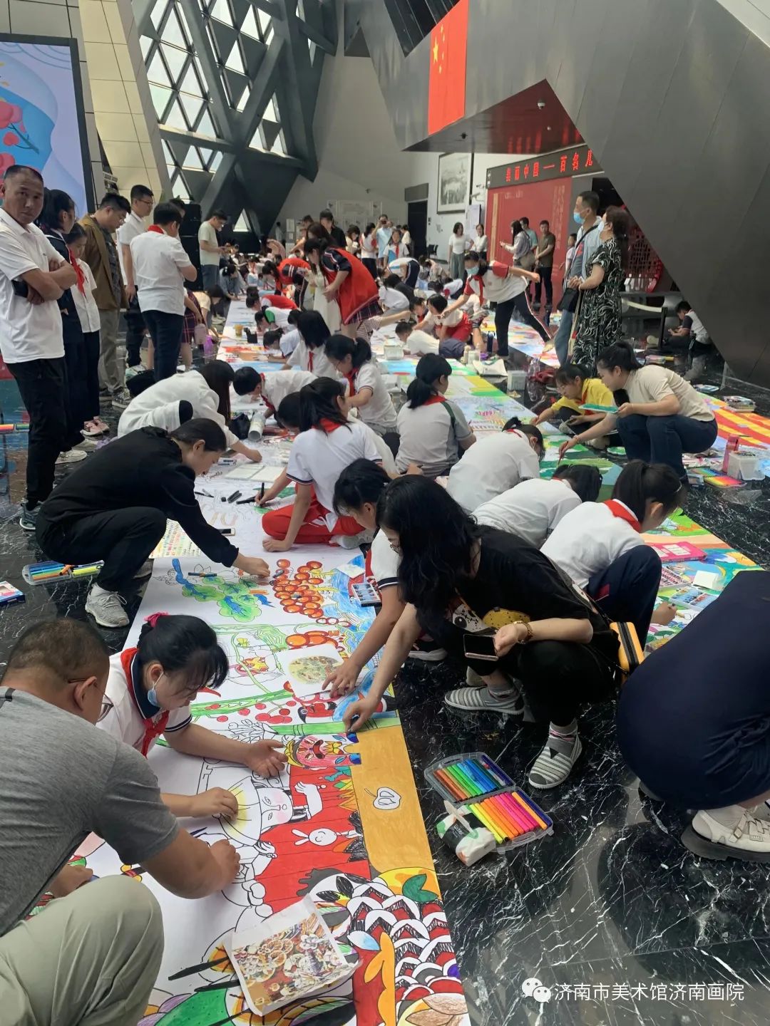 “美丽中国——百名儿童绘祖国”活动在济南市美术馆圆满举办
