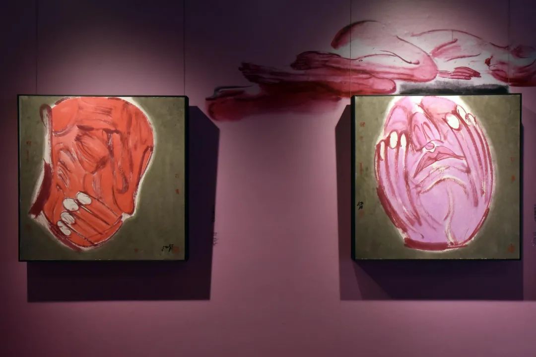 “墨语·千江月——张江舟艺术展”在书画频道美术馆隆重开幕