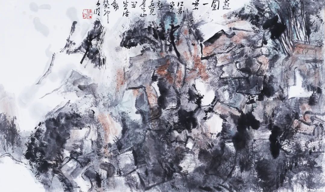 “朦胧·墨像——潘小明国画作品展”在顺德黄连画家艺术村开展