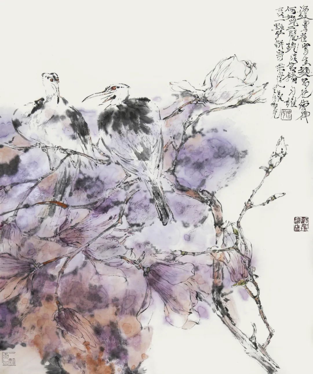 “花开三境—乔宜男/韩璐/宋丰光花鸟画品鉴会”将于6月24日在济南举行