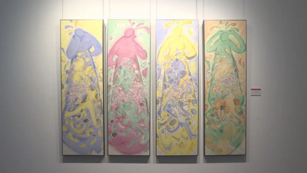 “妙心——中国国家画院李晓柱工作室师生绘画作品展”在威海开展