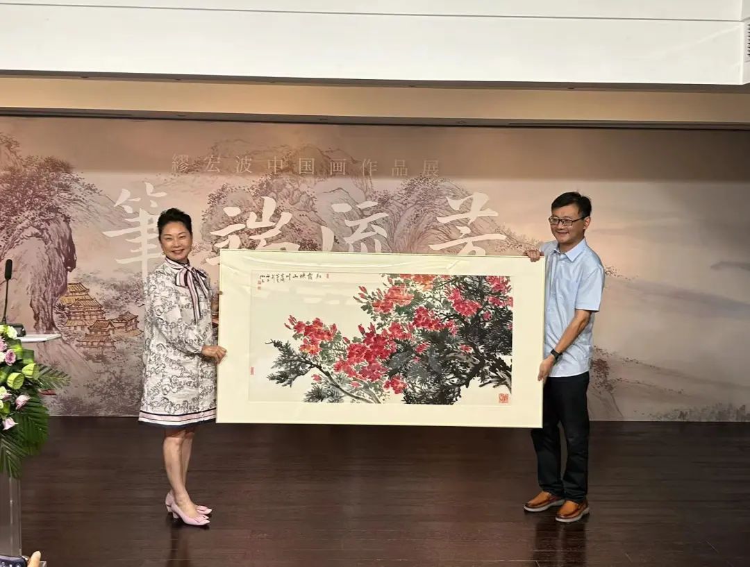 “笔端流芳——缪宏波中国画作品展”在浙江赛丽美术馆开幕