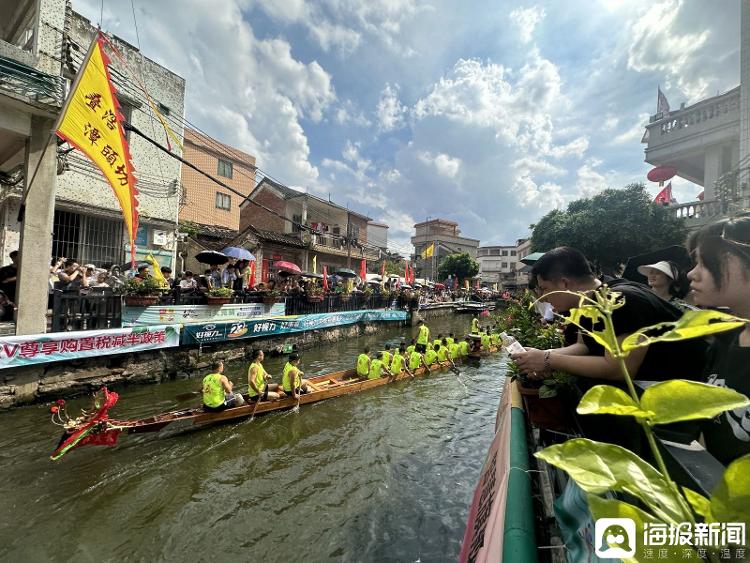 数万游客呐喊助威，佛山叠滘“银河系唯一”龙舟漂移赛正式打响