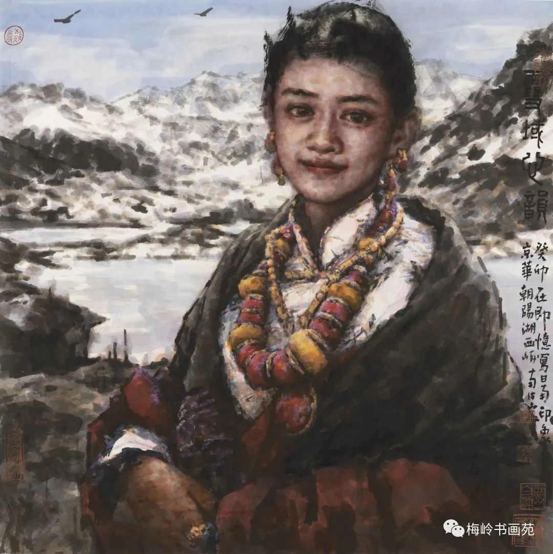 著名画家南海岩应邀参展“藏珍·梅花——书画名家邀请展”