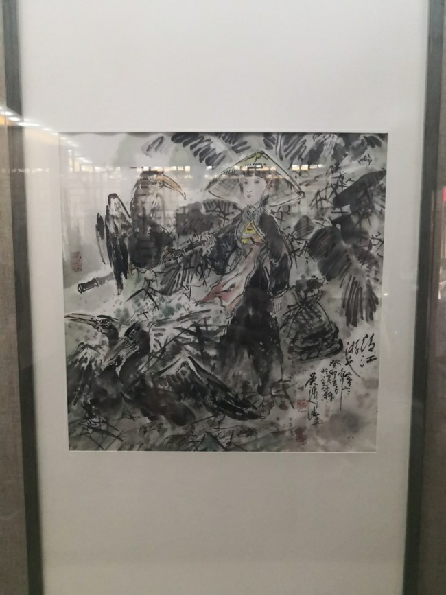 “清江鹰影一一吴泽浩先生国画展”在济南开幕，展出鱼鹰、渔翁主题国画46幅